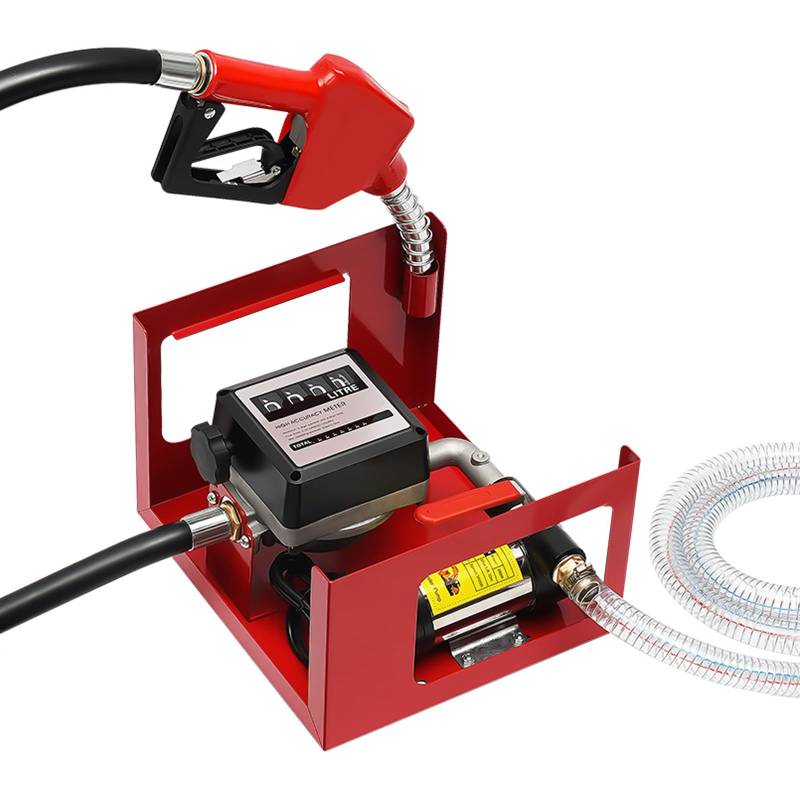 Dieselpumpe elektrisch Kraftstofftransferpumpe Ölpumpe 230V Diesel Förderpumpe Baustellenpumpe Diesel Landwirtschaftspumpe Traktor Betankung Industrielle Dieselpumpe Pumpe mit Zähler Automatische Ölpi von WDZCZDoo