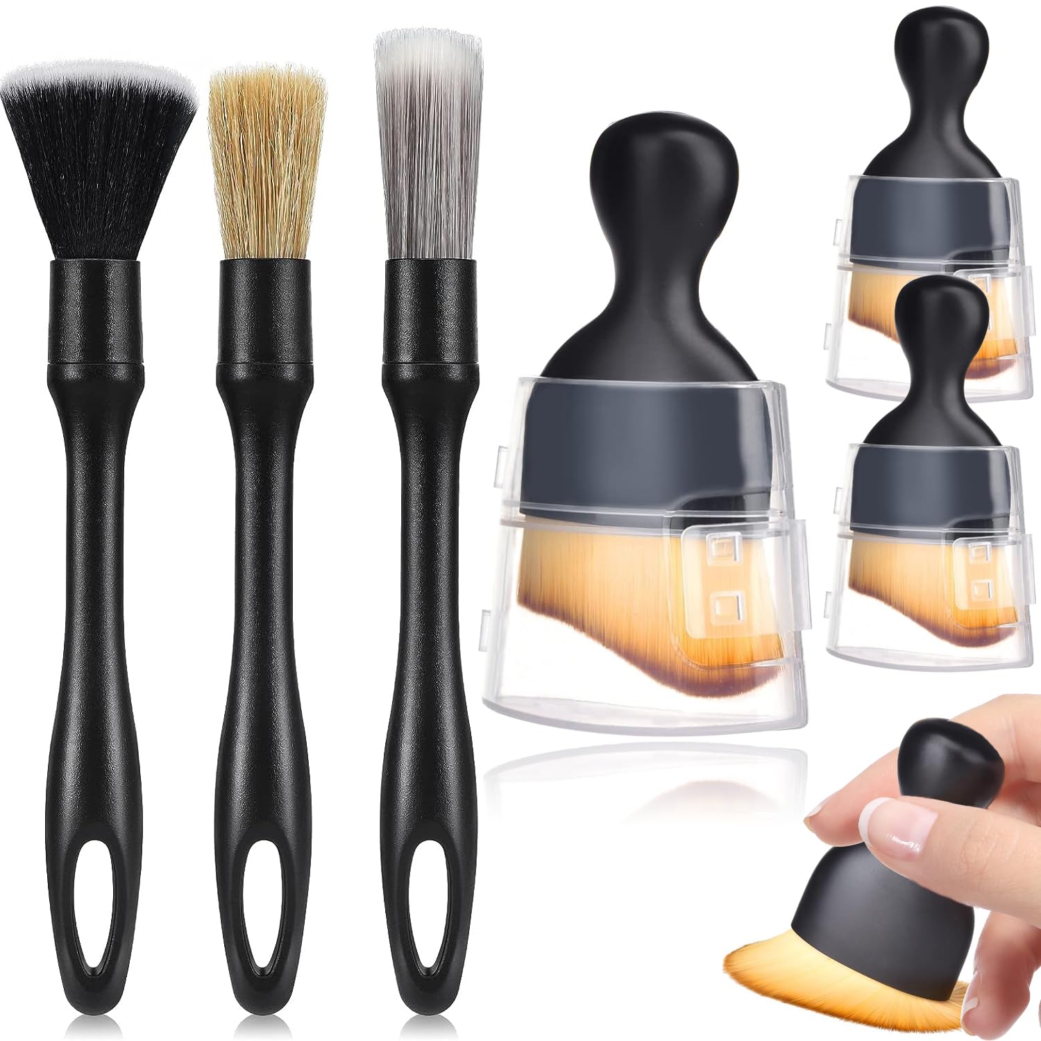WDZGX Staubpinsel Autobürste Innenraum 7stk Auto Pinsel mit Weichen Borsten Detailing Brush für Armaturenbrett Air Outlet Gap Auto-Wartung Entfernung von Staub Büro Zuhause 7stk WDZGX Staubpinsel Autobürste Innenraum 7stk Auto Pinsel mit Weichen Borsten Detailing Brush für Armaturenbrett Air Outlet Gap Auto-Wartung Entfernung von Staub Büro Zuhause 7stk von WDZGX
