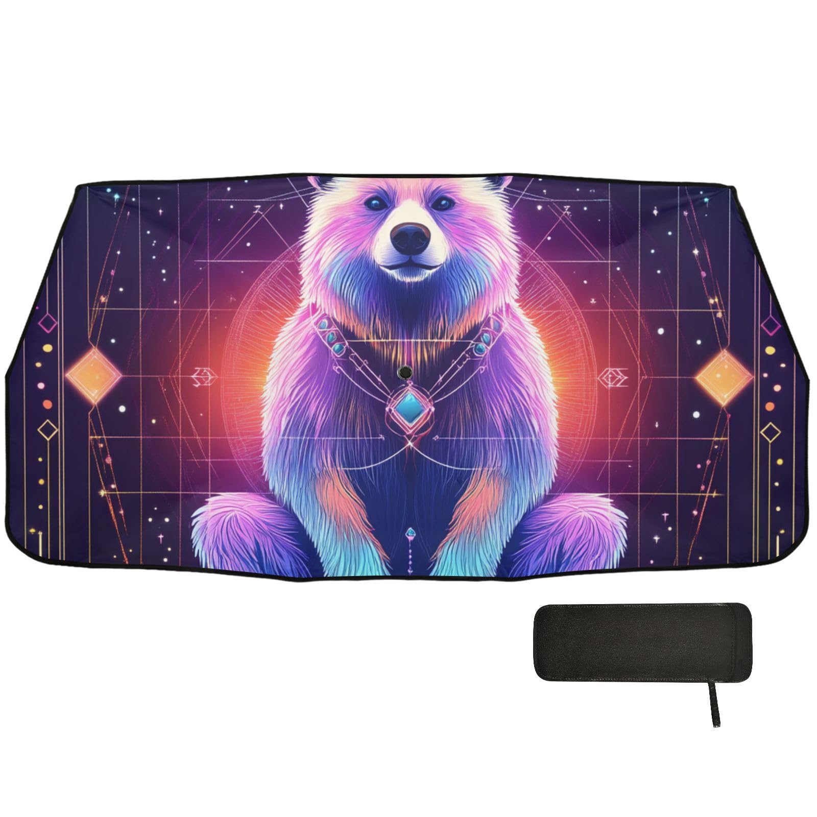 Bear Neon Mystery Tarotkarten Auto Schatten Frontscheibe Faltbar Man Autos Acesorios para carros Autos Bear Neon Mystery Tarotkarten Auto Schatten Frontscheibe Faltbar Man Autos Acesorios para carros Autos von WDdZzyy
