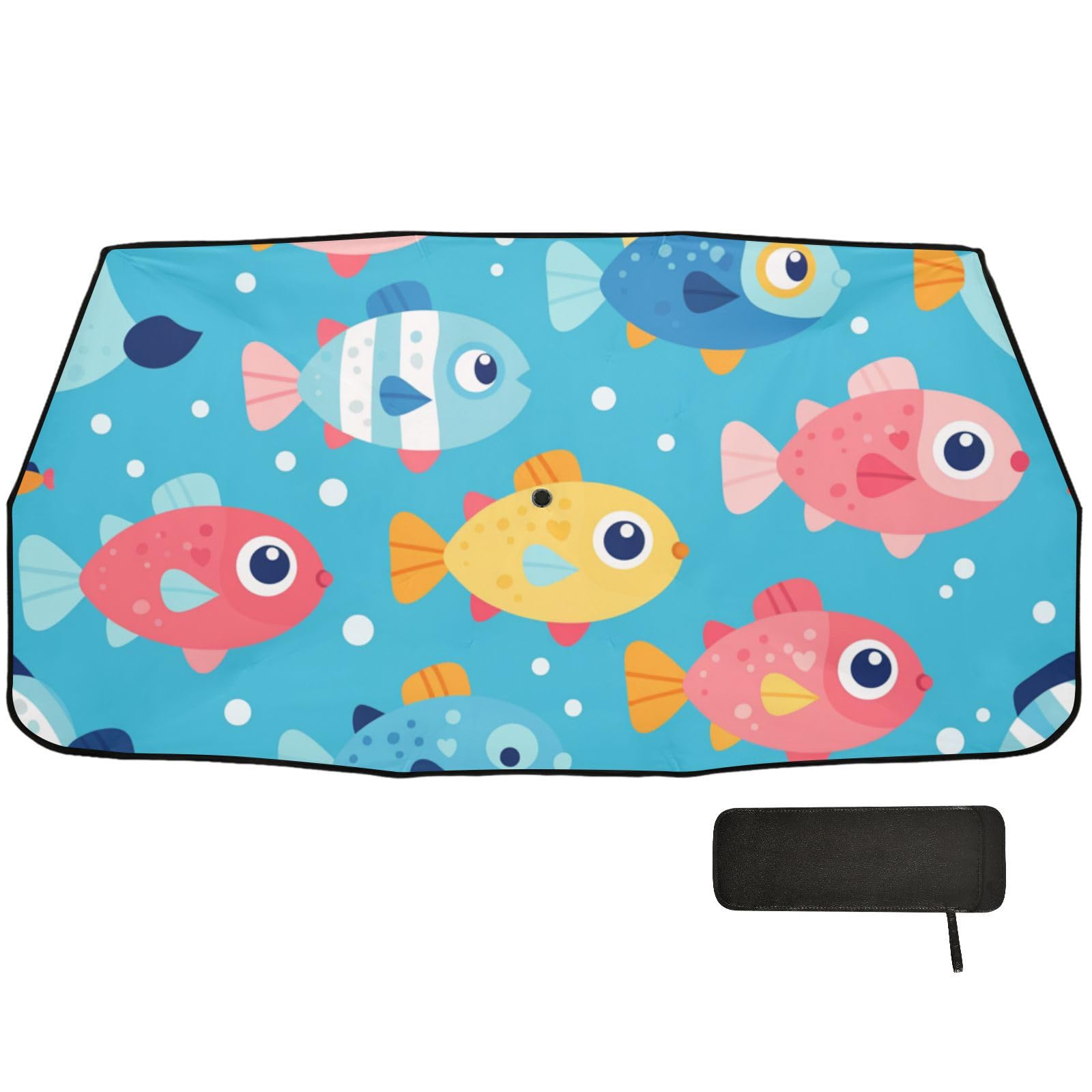 Blauer Fisch Meer Ozean Auto Innenraum Sonnenschutz Faltbares Design Hitzeschutz de sol para carro Blauer Fisch Meer Ozean Auto Innenraum Sonnenschutz Faltbares Design Hitzeschutz de sol para carro von WDdZzyy