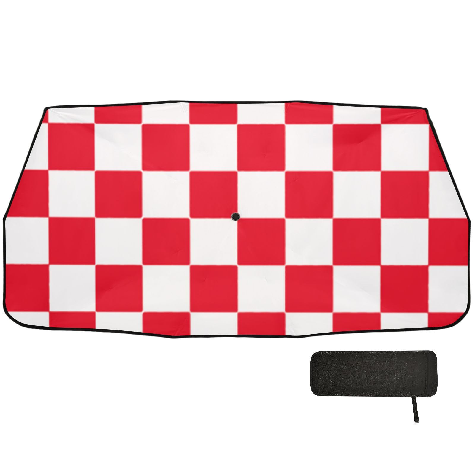 Buffalo Plaid Check Weiß Rot Windschutzscheibe Sonnenschutz Regenschirm Faltblock Hitzeschutz Sonnenschirm Parasol para Autos Buffalo Plaid Check Weiß Rot Windschutzscheibe Sonnenschutz Regenschirm Faltblock Hitzeschutz Sonnenschirm Parasol para Autos von WDdZzyy