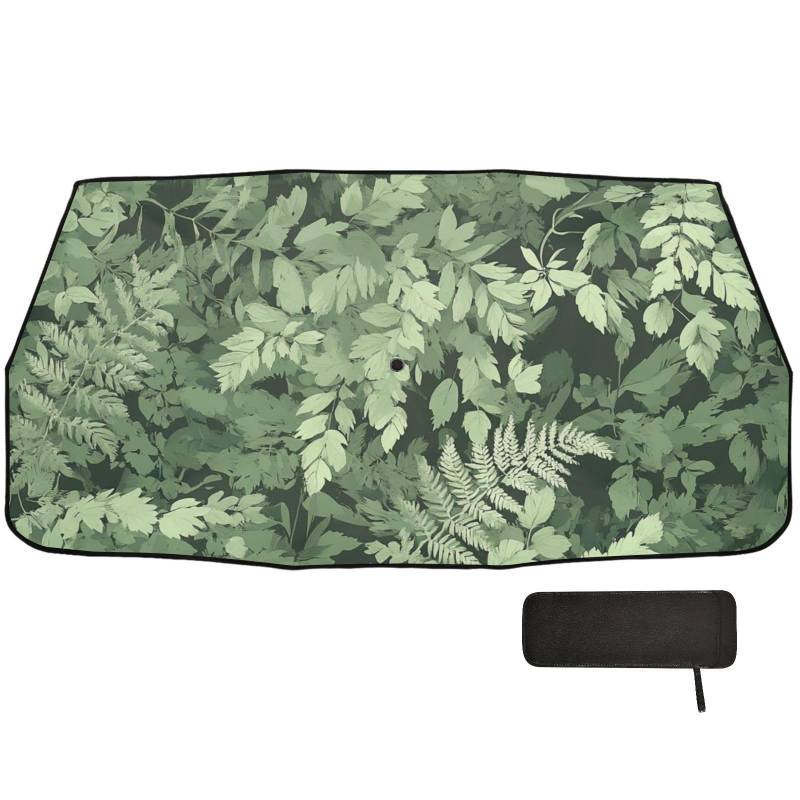 Camouflage Salbeigrün Windschutzscheibe Sonnenschutz Abdeckung Faltbar Frauen Sonnenschutz Tapa Sol Para Autos von WDdZzyy