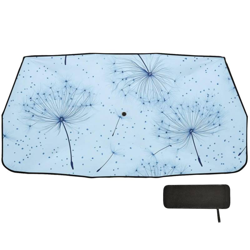 Dandelion Glory Regenschirm, für die Windschutzscheibe, faltbar, vollständiger Schutz, für die Windschutzscheibe von WDdZzyy