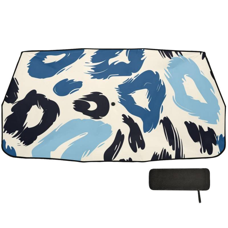 PowderBlue Saphir-Druck, Sonnenschutz, faltbar, für Damen, polarisado para carro von WDdZzyy