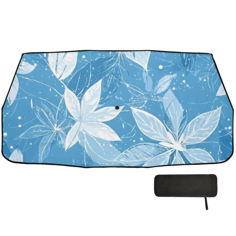 Sonnenschirm mit weihnachtlichem Blumenmuster, Babyblau, zusammenklappbar, für den Mann von WDdZzyy