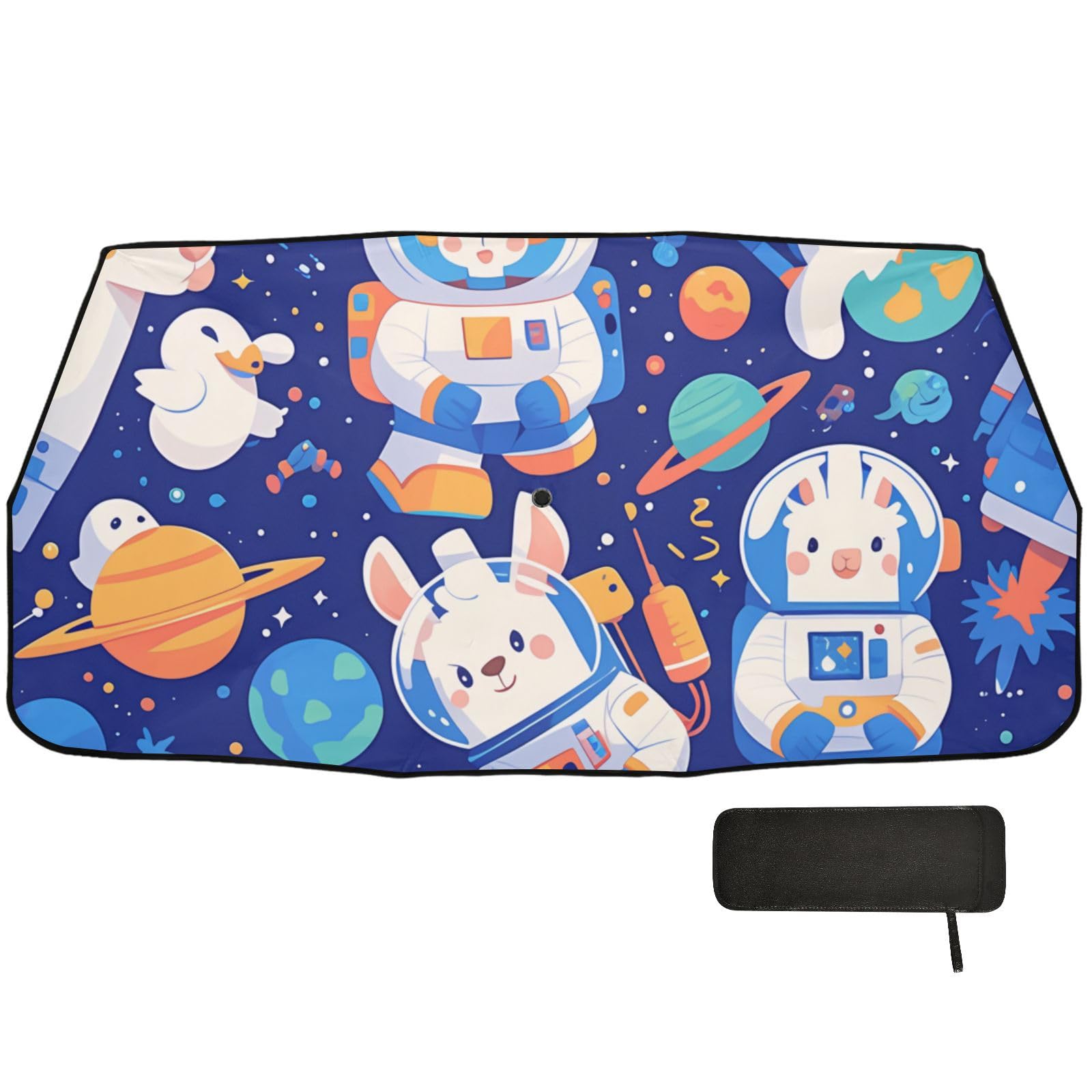 Windschutzscheiben-Sonnenschutz mit niedlichem Tier-Astronauten-Design, faltbar, wie im Fernsehen gesehen, Autos Viseras para el sol para carros Windschutzscheiben-Sonnenschutz mit niedlichem Tier-Astronauten-Design, faltbar, wie im Fernsehen gesehen, Autos Viseras para el sol para carros von WDdZzyy