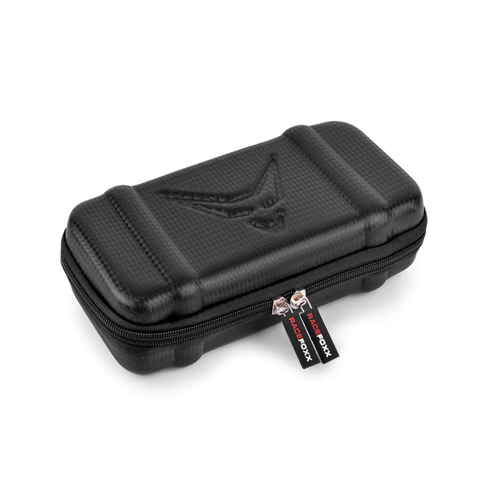 Hartbox Box mit Reißverschluss, Hartschalen-Box für kleine Geräte, Kopfhörer, Navi, Reisebox, 175x100x45mm, Carbonlook, RACEFOXX Hartbox Box mit Reißverschluss, Hartschalen-Box für kleine Geräte, Kopfhörer, Navi, Reisebox, 175x100x45mm, Carbonlook, RACEFOXX von WE ARE RACING. RACEFOXX.COM