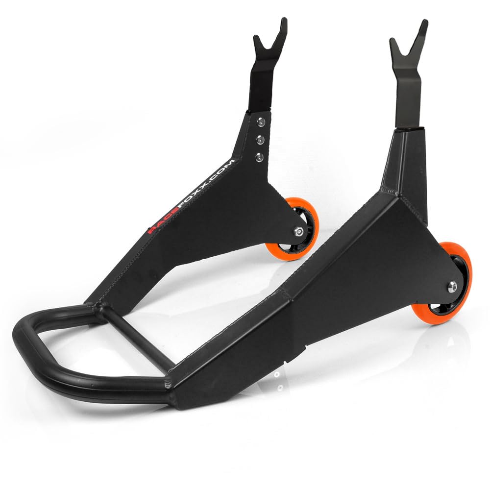 RACEFOXX Motorradständer, Montageständer, Motorradheber, Hinterrad, Hinterreifen, Ständer, Halter, hinten, High End von WE ARE RACING. RACEFOXX.COM