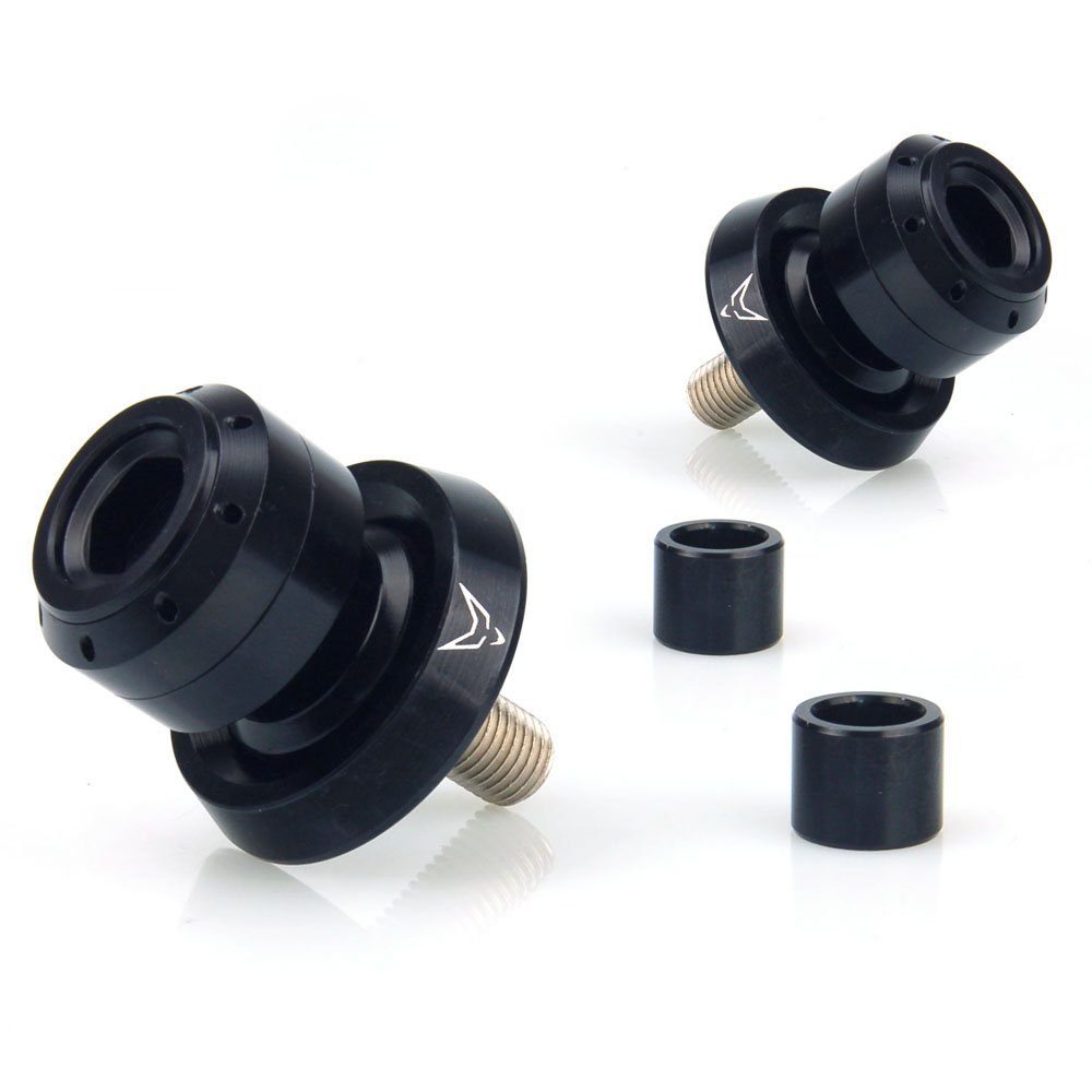 RACEFOXX Ständeraufnahmen mit Schleifschutz, Aufnahmen, Montageständer, Motorradständer, Bobbins, gefräst, M8, schwarz eloxiert, 1 Paar RACEFOXX Ständeraufnahmen mit Schleifschutz, Aufnahmen, Montageständer, Motorradständer, Bobbins, gefräst, M8, schwarz eloxiert, 1 Paar von WE ARE RACING. RACEFOXX.COM
