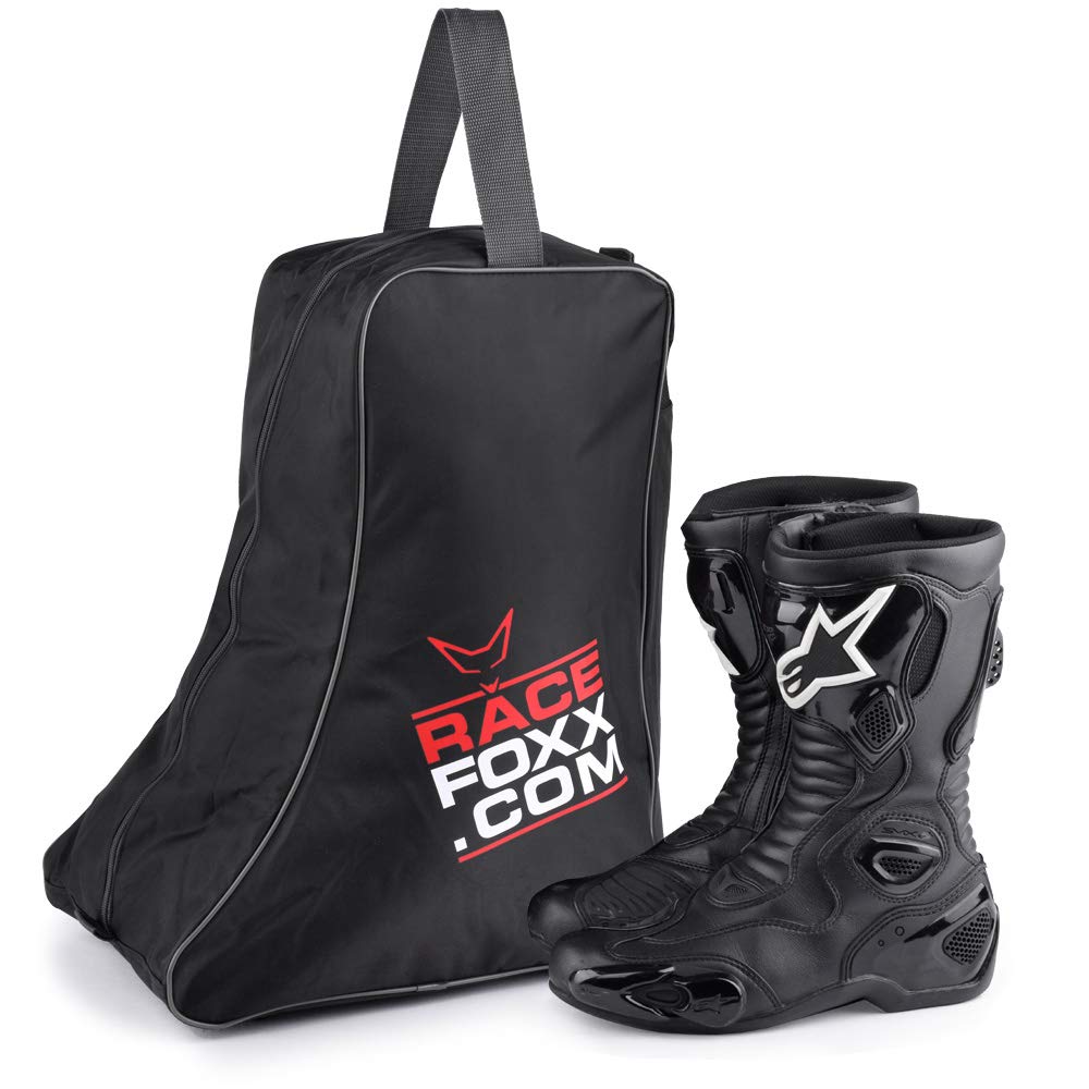 RACEFOXX Stiefeltasche Tasche Stiefel Schuhe Motorradstiefel Wanderstiefel Aufbewahrung Transport Reise Bag RACEFOXX Stiefeltasche Tasche Stiefel Schuhe Motorradstiefel Wanderstiefel Aufbewahrung Transport Reise Bag von WE ARE RACING. RACEFOXX.COM