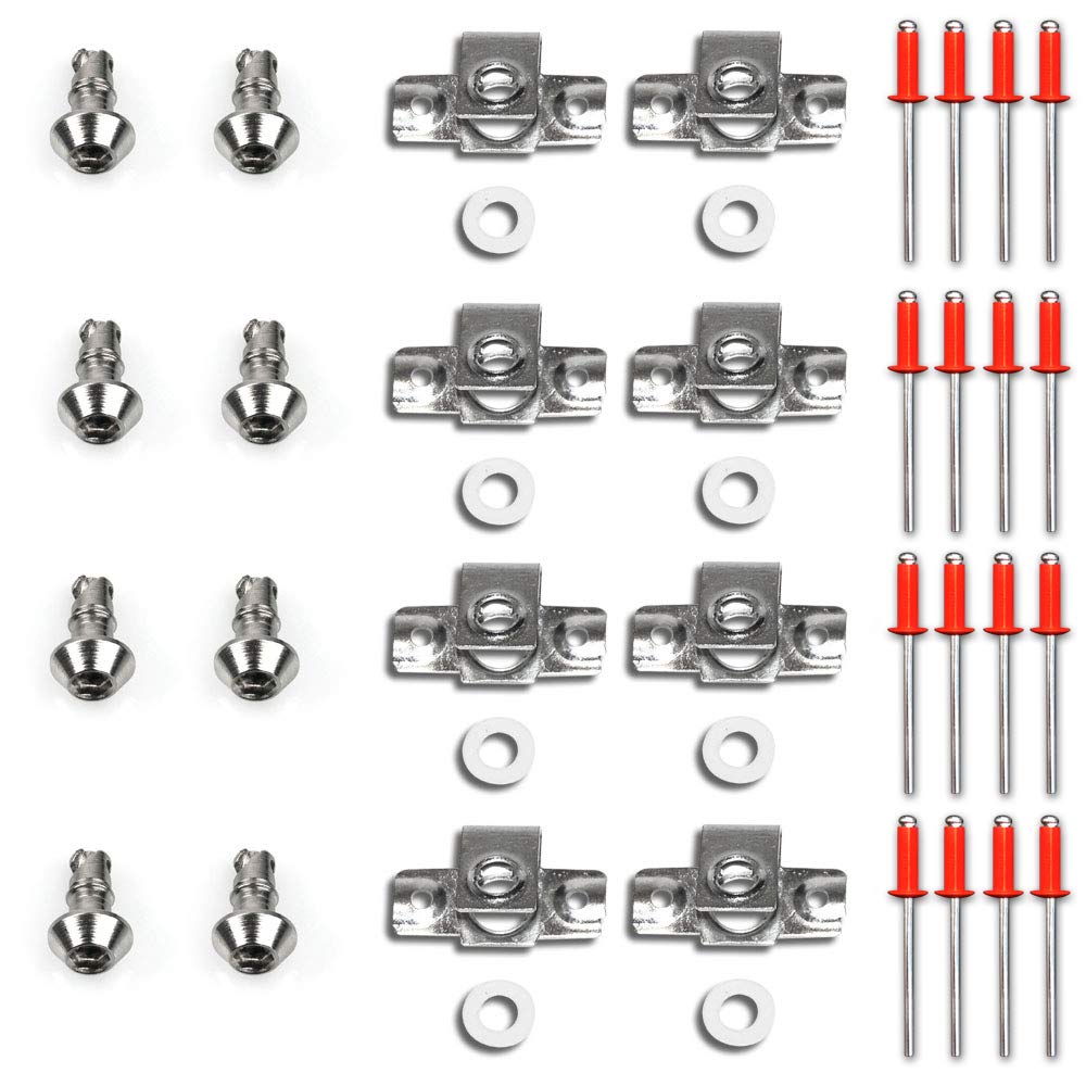 Schnellverschlüsse, Verschlüsse, Motorradverkleidung, Schrauben, Innensechskant/Innenvielzahn, 8er Set, 17 mm, Stahl, Nietplatte, RACEFOXX Schnellverschlüsse, Verschlüsse, Motorradverkleidung, Schrauben, Innensechskant/Innenvielzahn, 8er Set, 17 mm, Stahl, Nietplatte, RACEFOXX von WE ARE RACING. RACEFOXX.COM