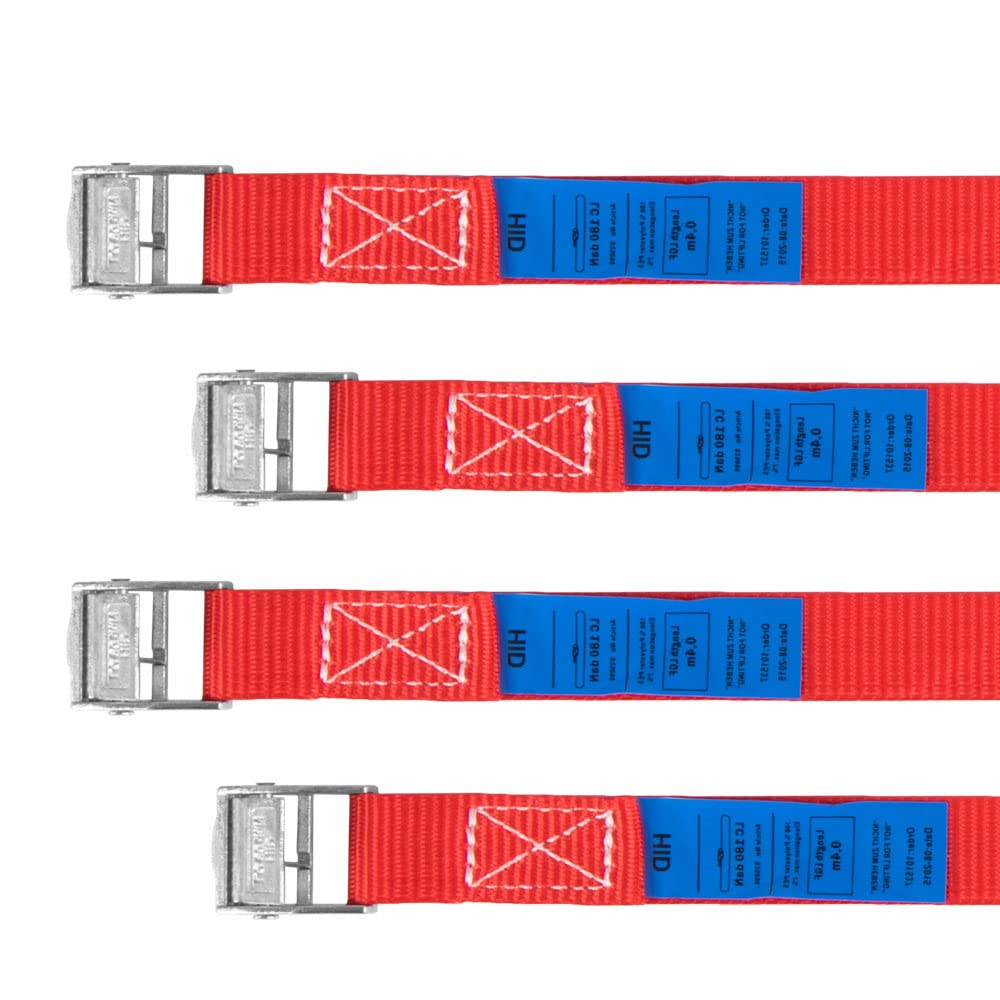 Spanngurt 40 cm, Gurt, Transportsicherung, Sicherungsgurt, Transport, Spanngurte, Ladungsicherung, 4 Stück im Set, rot, RACEFOXX Spanngurt 40 cm, Gurt, Transportsicherung, Sicherungsgurt, Transport, Spanngurte, Ladungsicherung, 4 Stück im Set, rot, RACEFOXX von WE ARE RACING. RACEFOXX.COM