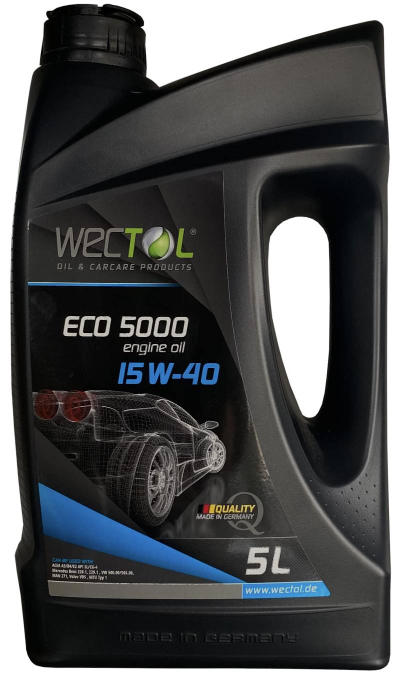 WECTOL Eco 5000 15W-40 Motoröl / 5 Liter von WECTOL OIL & CARCARE PRODUCTS