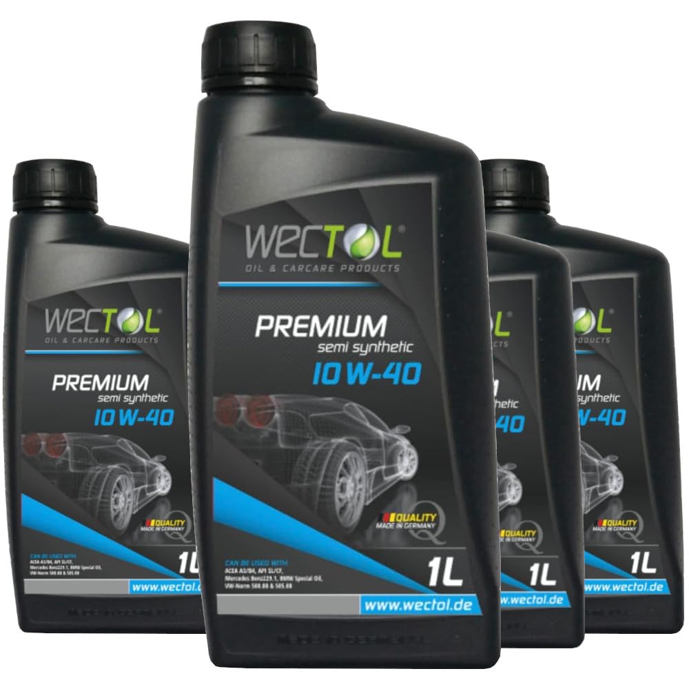 WECTOL 10W-40 Premium 10w40 / 4x1 Liter von WECTOL OIL & CARCARE PRODUCTS