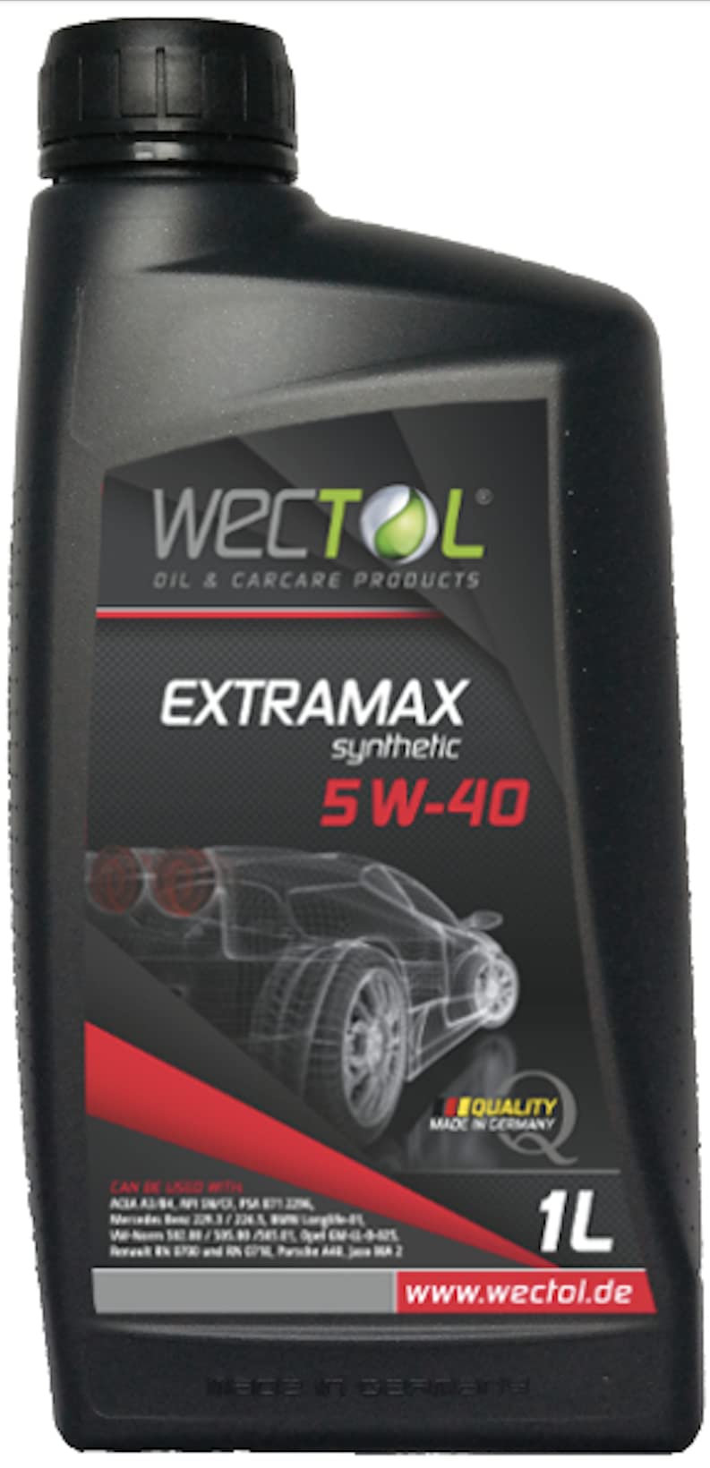 Wectol 5W-40 Extramax Motoröl 5w40 / 1 Liter von WECTOL OIL & CARCARE PRODUCTS