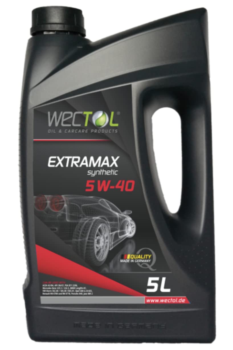 Wectol 5W-40 Extramax Motoröl / 5 Liter Wectol 5W-40 Extramax Motoröl / 5 Liter von WECTOL OIL & CARCARE PRODUCTS