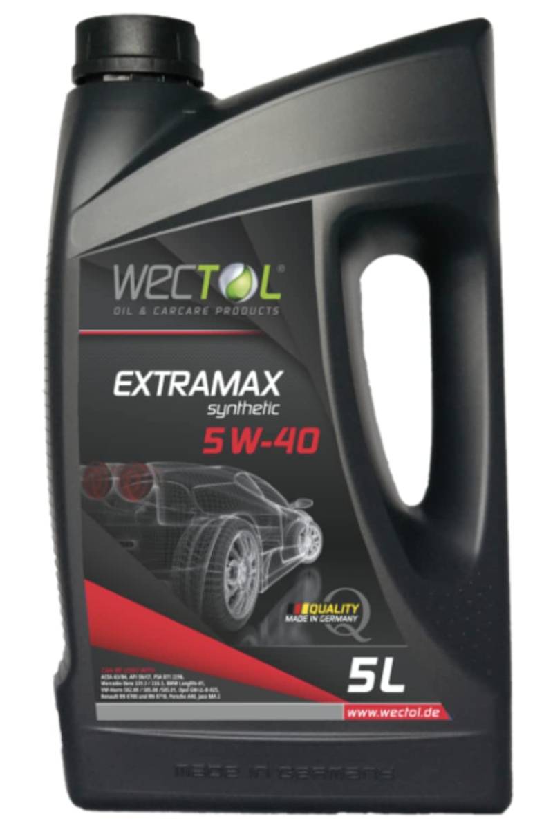 Wectol 5W-40 Extramax Motoröl / 5 Liter von WECTOL OIL & CARCARE PRODUCTS