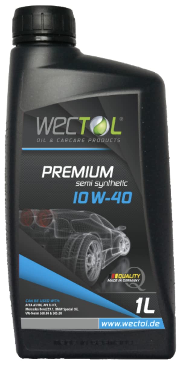 Wectol 10W-40 Premium 10W40 Motoröl / 1 Liter von WECTOL OIL & CARCARE PRODUCTS