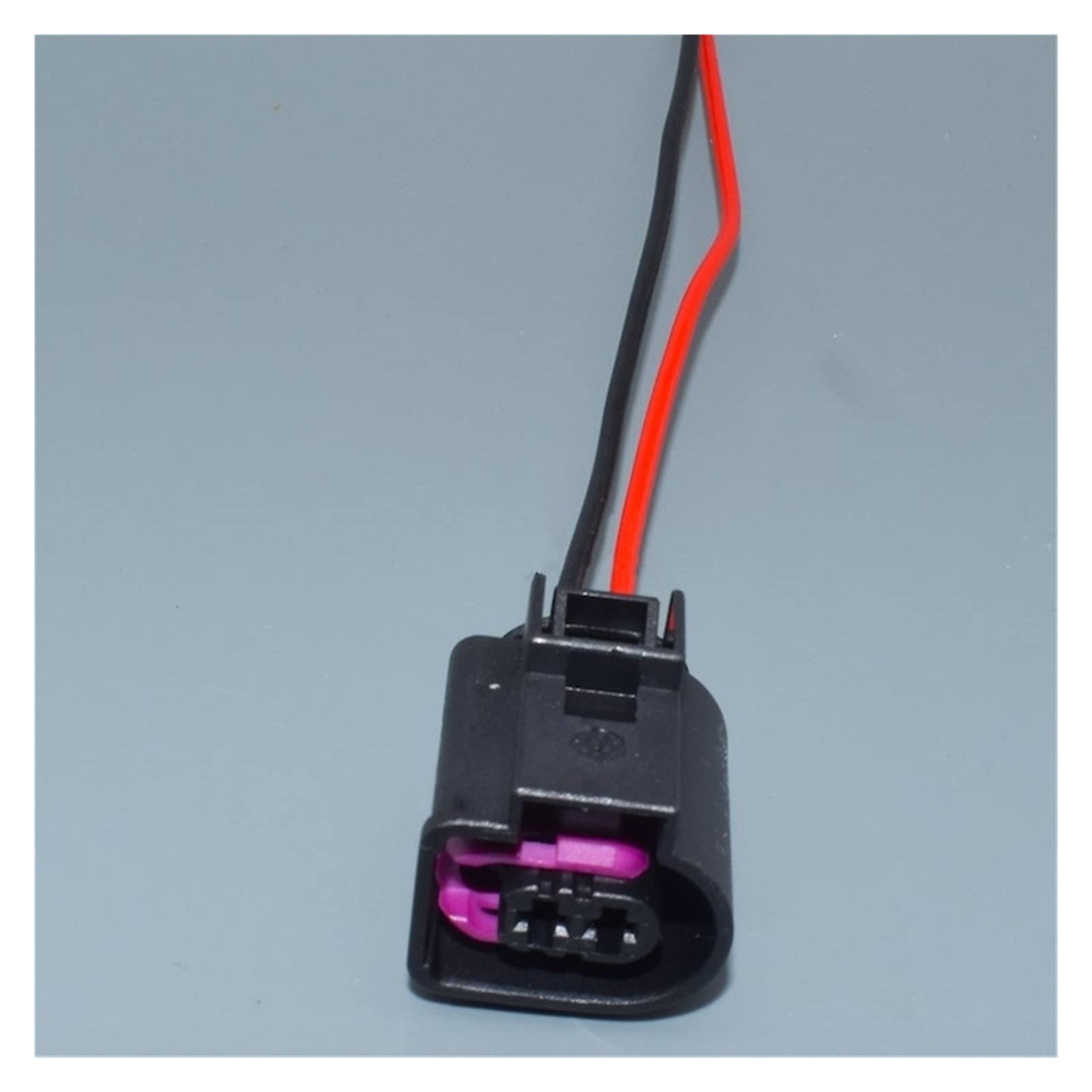 1pcs 3,5 mm 2 Pin elektrischer Autodrahtanschluss Compatible with Anpassung Compatible with VW P;Ass/at g:ol/f A3 A4 A6 Hornstecker 4D0971992 4D0 971 992 (Color : 1pcs with Wire) von WEFITZ