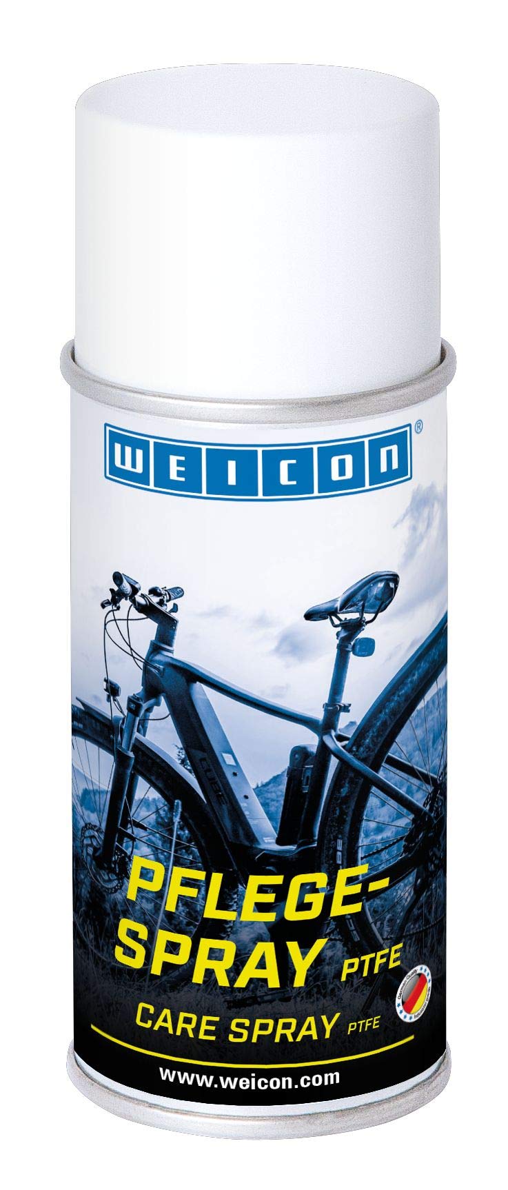 WEICON Pflegespray PTFE 150 ml | Fahrrad-Pflegespray als Reiniger, Korrosionsschutz, Schmiermittel und Kontaktspray von WEICON