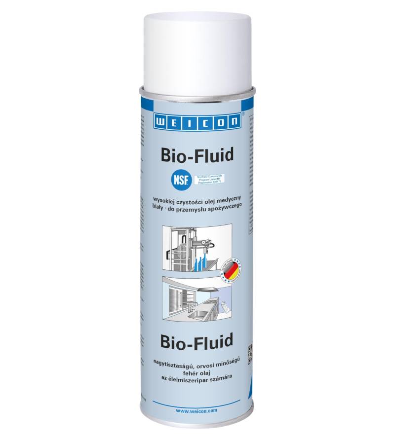 WEICON Bio-Fluid 500ml | Schmier- und Pflegeöl für Lebensmittelbereich NSF H1 | Farblos von WEICON
