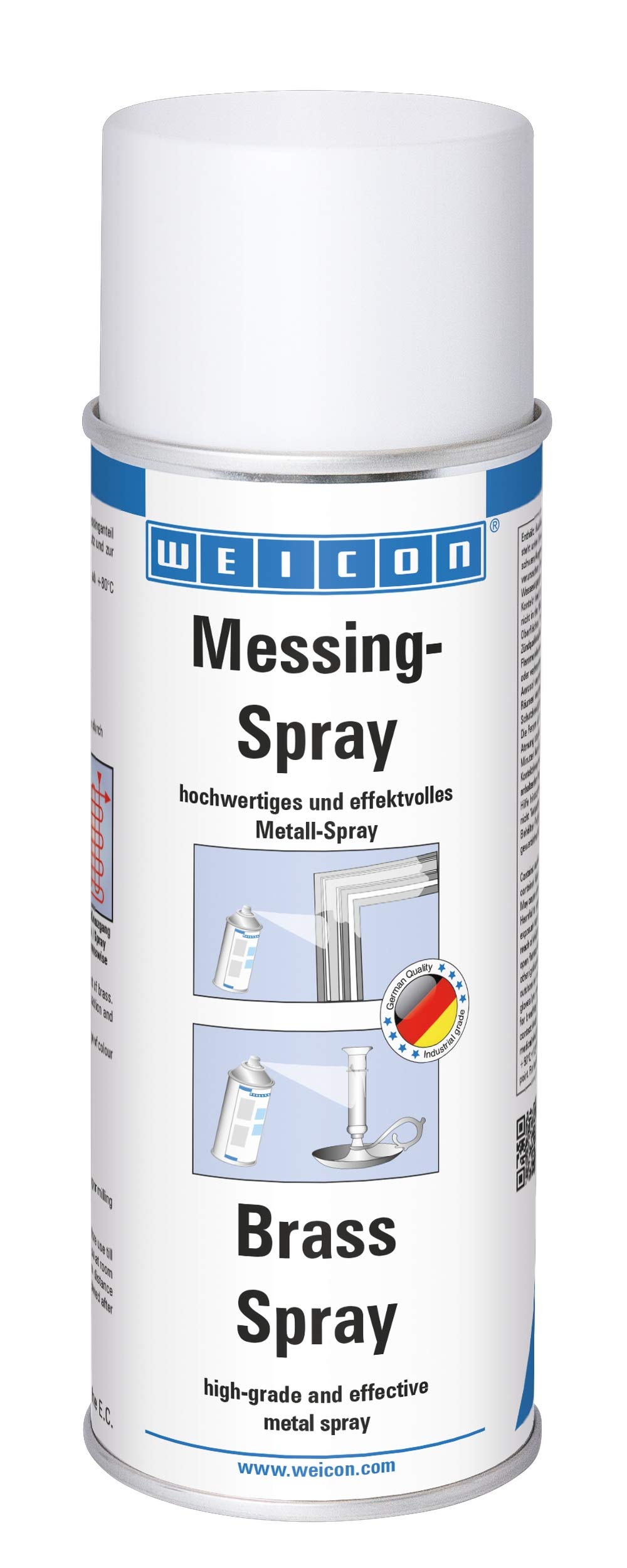 WEICON Brass Spray 400ml |Hochwertige Metallbeschichtung von WEICON