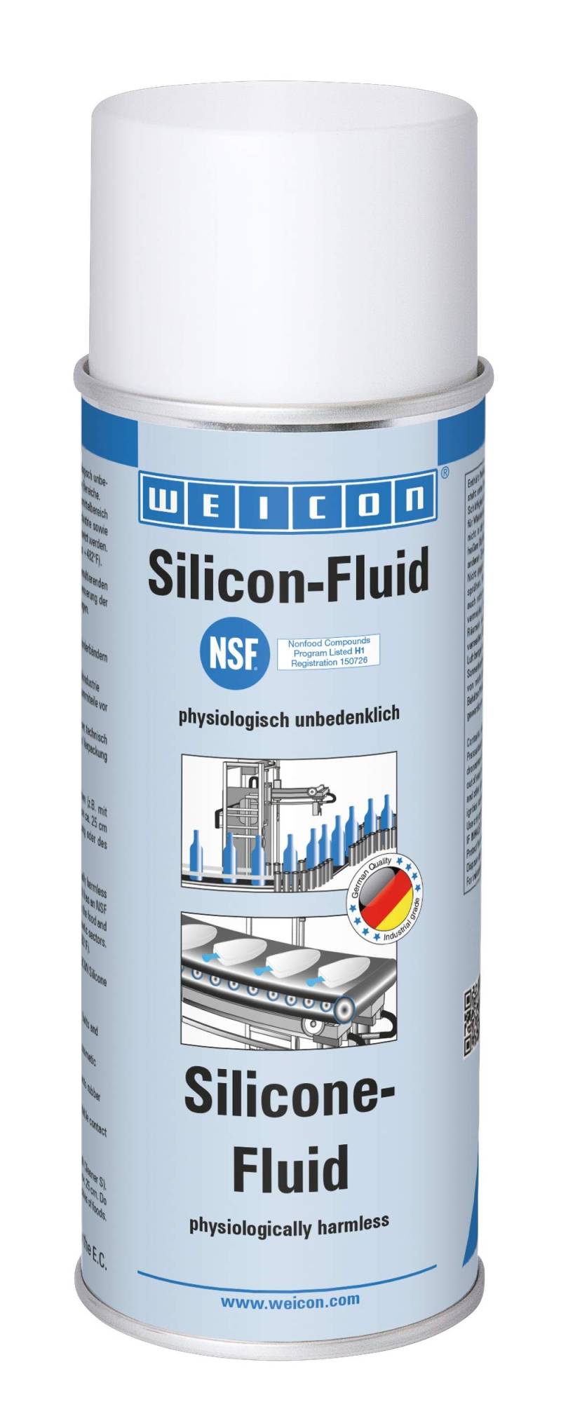 WEICON Fluid Silikon 400ml | Spezialschmier- und Gleitmittel für empfindliche Sektoren | farblos von WEICON