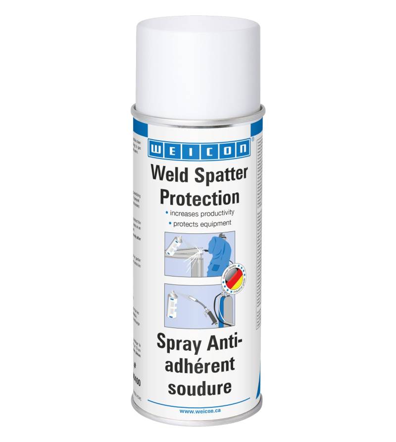 WEICON Schweißschutz-Spray 400 ml I reinigt Schweißdüsen und verhindert das Anhaften von Schweißspritzern, silikonfrei von WEICON