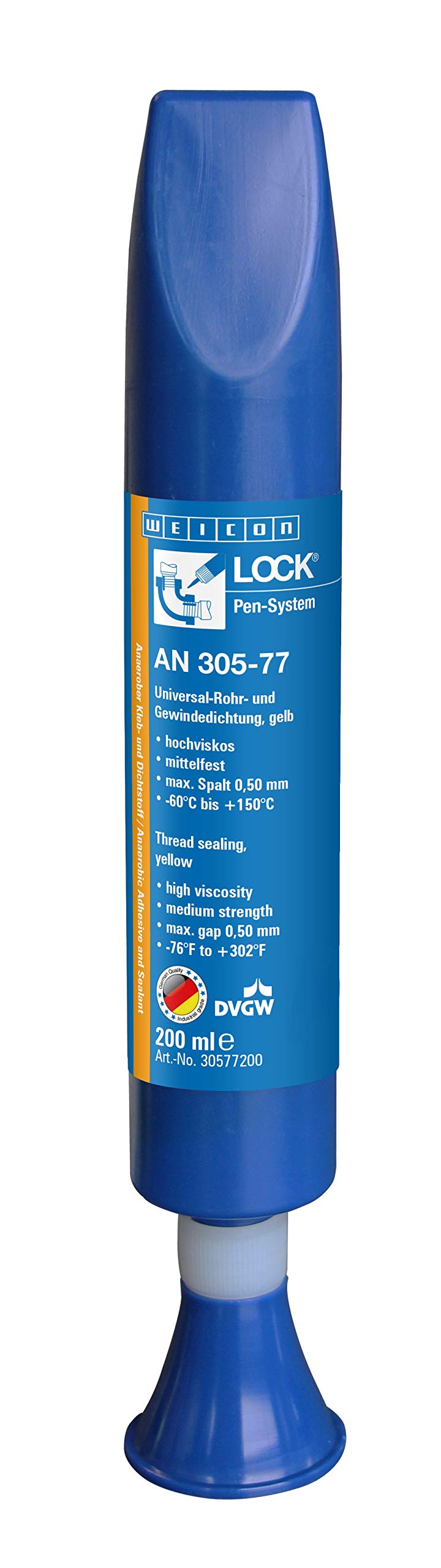 WEICONLOCK® AN 305-77 200 ml Gewindedichtung | DVGW- und Trinkwasser-Zulassung von WEICON