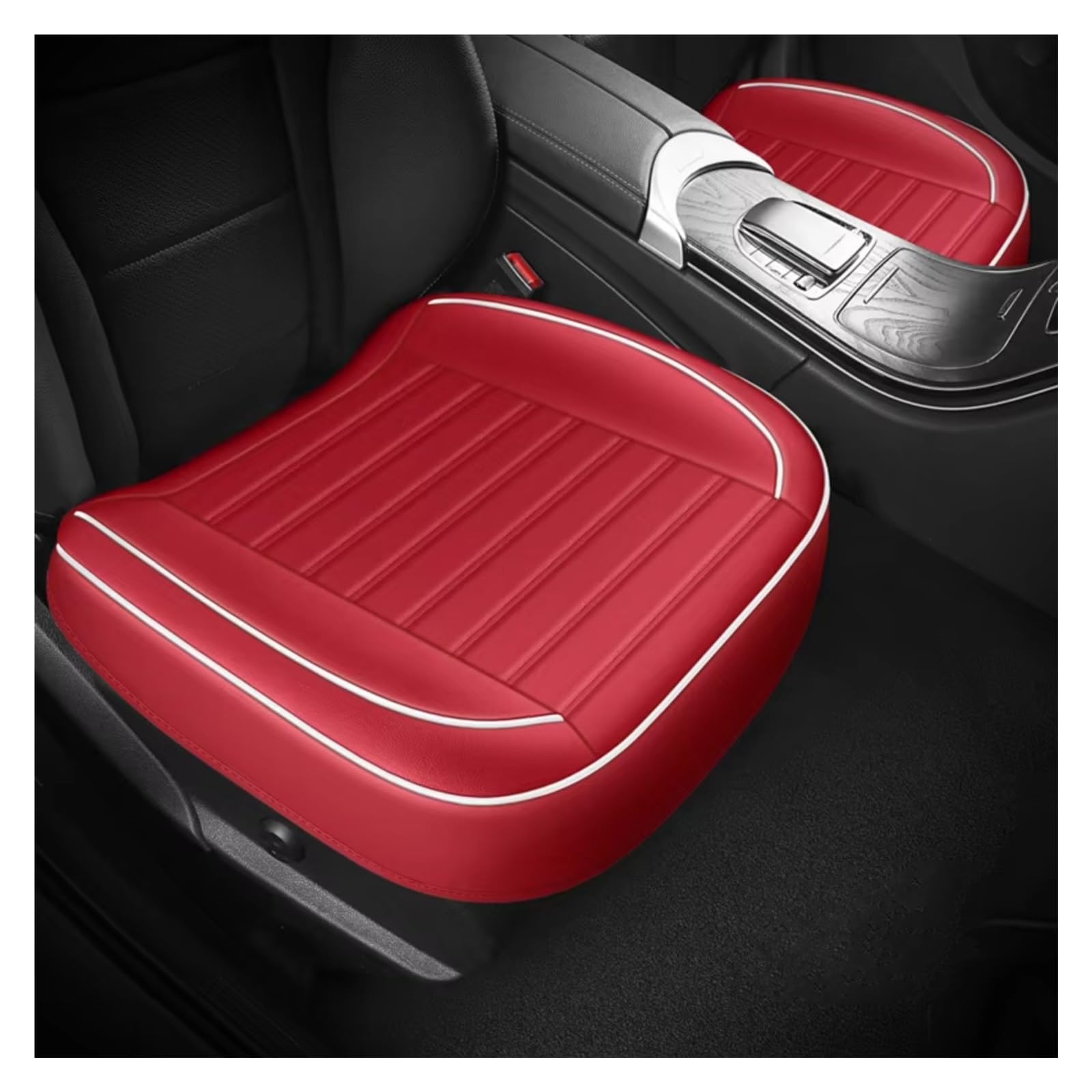 Autositzbezüge 1 Stück PU-Leder Autositzbezug Innenraum Autositze Kissenschutzmatte Universal Sitzbezug Teppich(A Color 9) von WEIFANAA