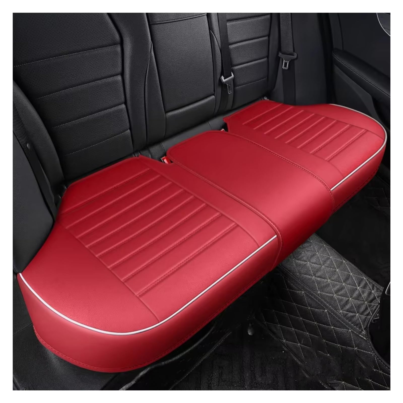 Autositzbezüge 1 Stück PU-Leder Autositzbezug Innenraum Autositze Kissenschutzmatte Universal Sitzbezug Teppich(B Color 14) von WEIFANAA