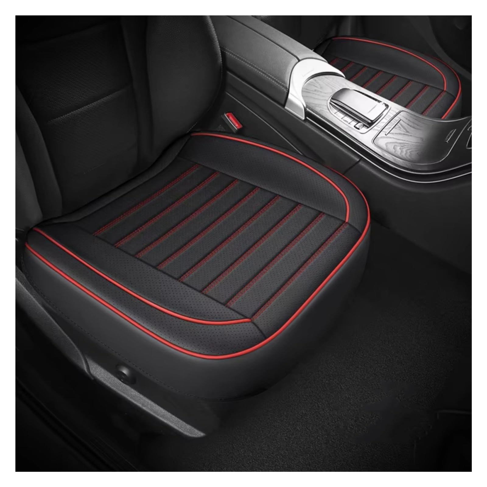 Autositzbezüge 1 Stück PU-Leder Autositzbezug Innenraum Autositze Kissenschutzmatte Universal Sitzbezug Teppich(E Color 11) von WEIFANAA
