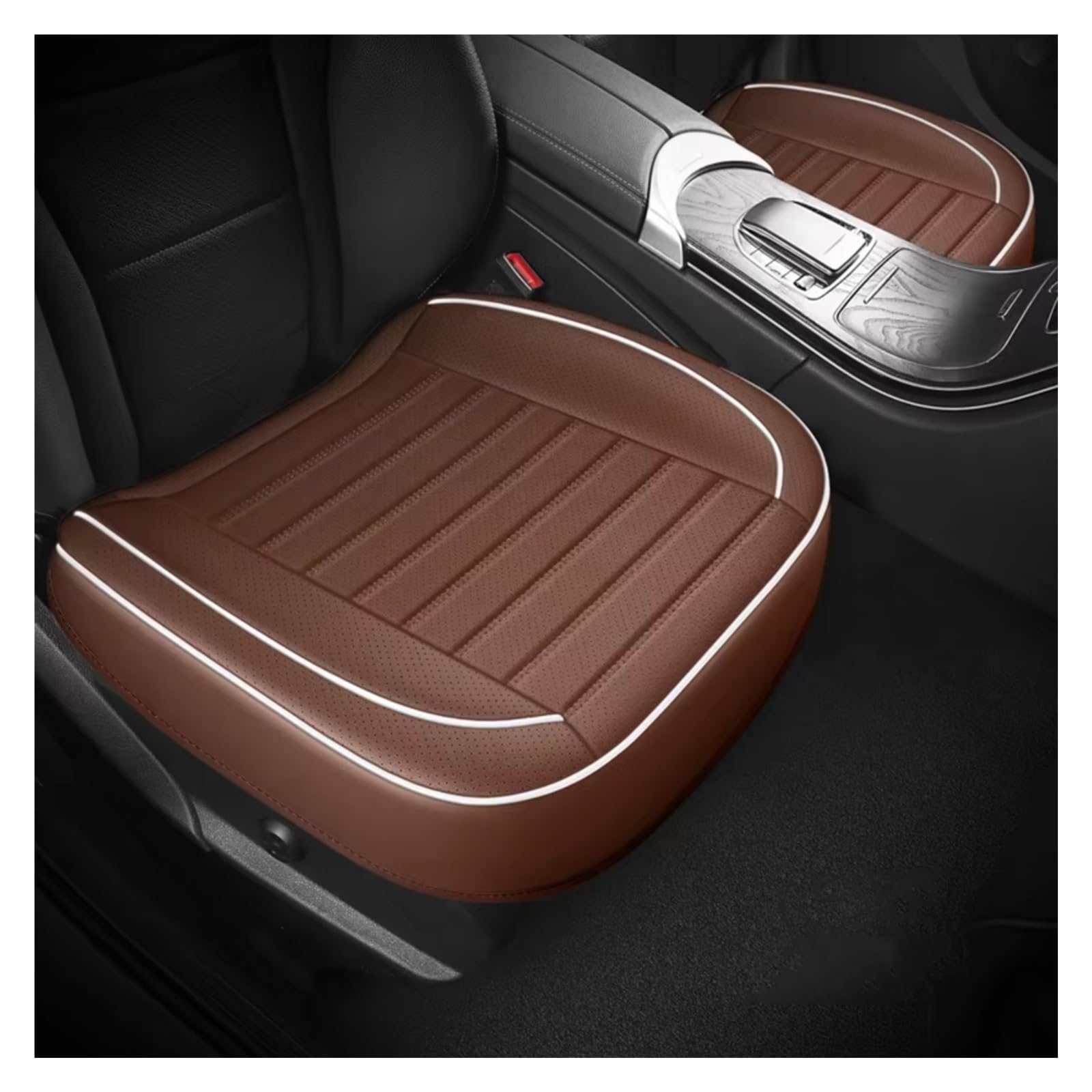 Autositzbezüge 1 Stück PU-Leder Autositzbezug Innenraum Autositze Kissenschutzmatte Universal Sitzbezug Teppich(G Color 1) von WEIFANAA