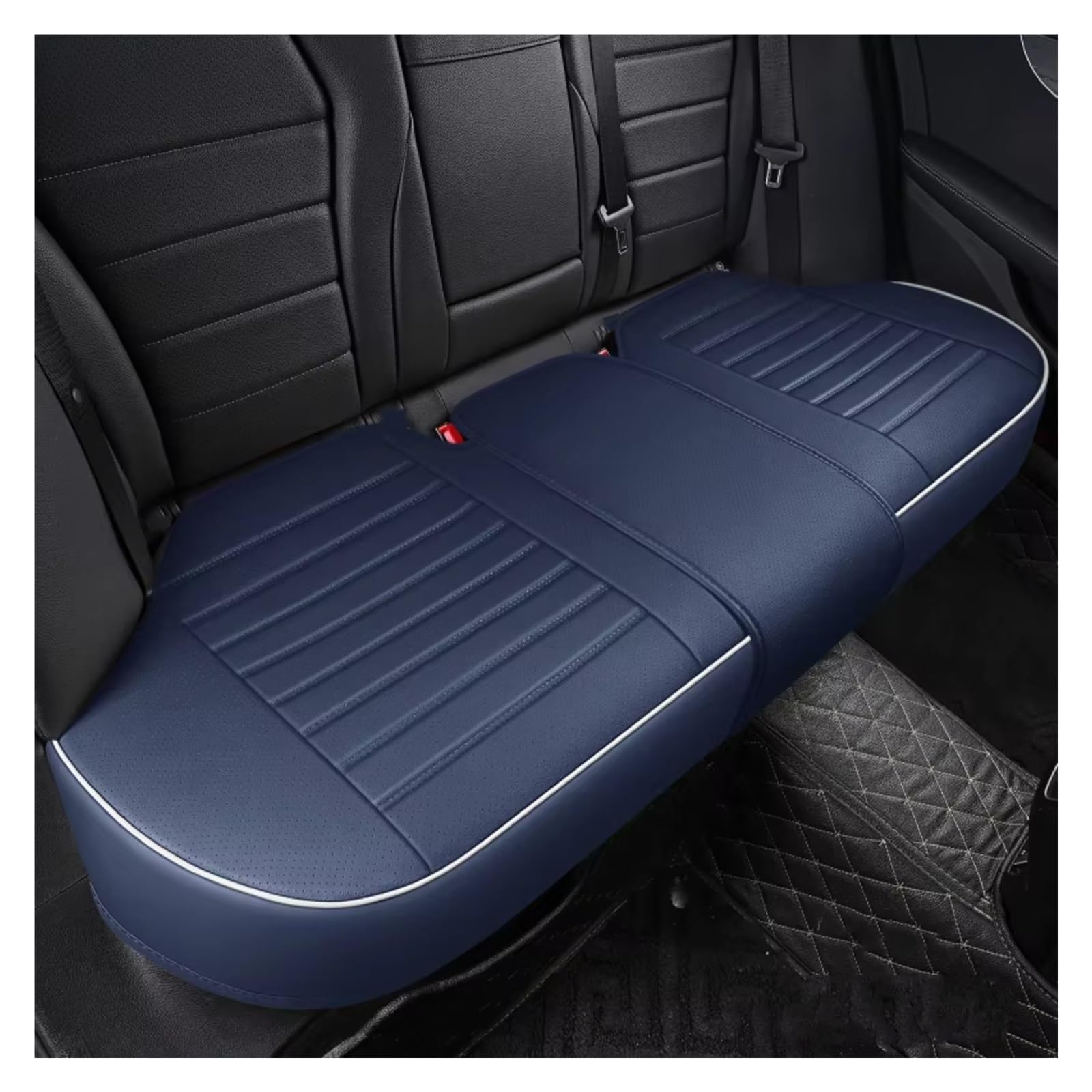 Autositzbezüge 1 Stück PU-Leder Autositzbezug Innenraum Autositze Kissenschutzmatte Universal Sitzbezug Teppich(I Color 5) von WEIFANAA