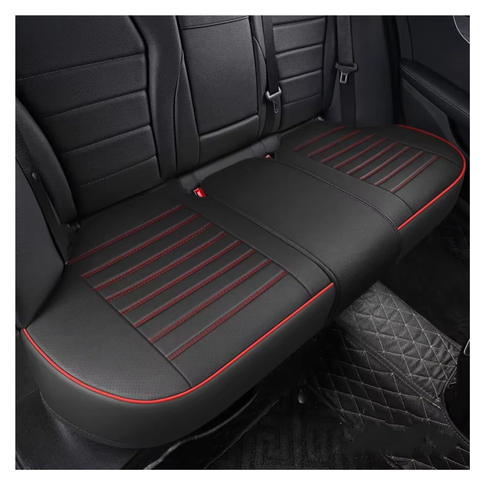 Autositzbezüge 1 Stück PU-Leder Autositzbezug Innenraum Autositze Kissenschutzmatte Universal Sitzbezug Teppich(K Color 13) von WEIFANAA
