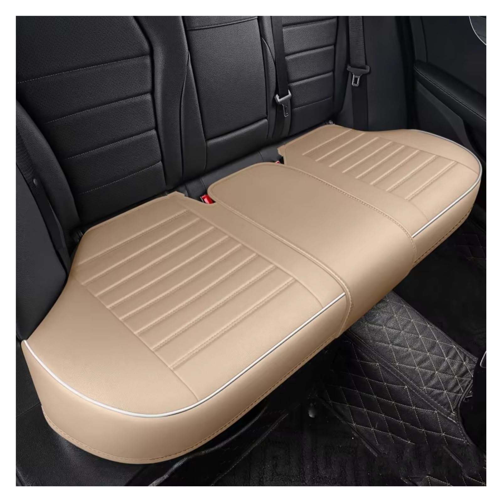 Autositzbezüge 1 Stück PU-Leder Autositzbezug Innenraum Autositze Kissenschutzmatte Universal Sitzbezug Teppich(N Color 8) von WEIFANAA