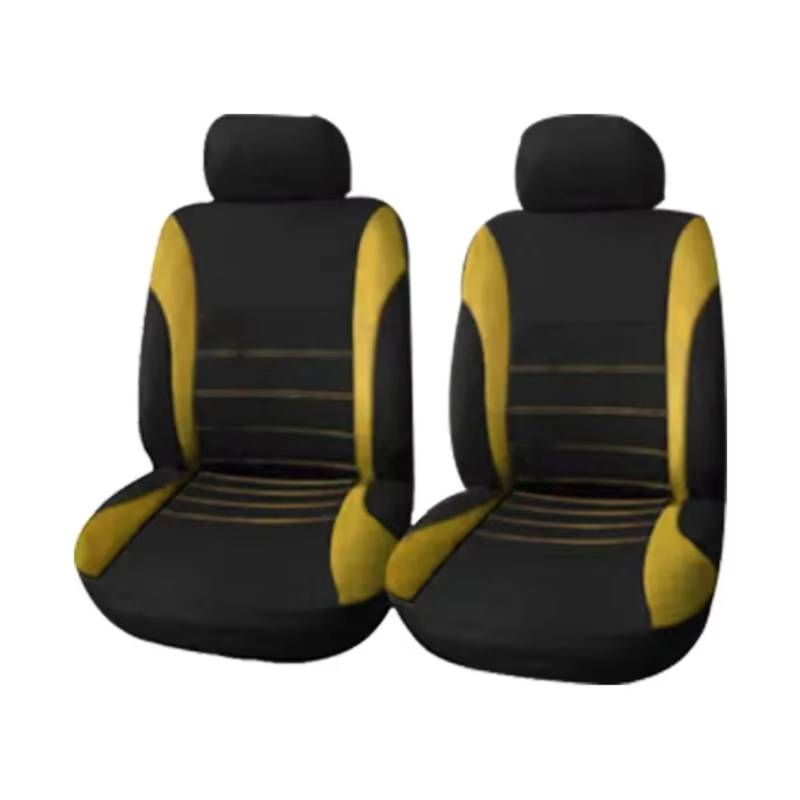 Autositzbezüge Für A4L A6L A5 A3 A2 A1 A7 A8 Q2 Q3 Q5 Q7 R8 Auto Sitzbezug Set Auto Innen Zubehör Sitz Protector Stuhl Pad(G 2seat-Yellow) von WEIFANAA