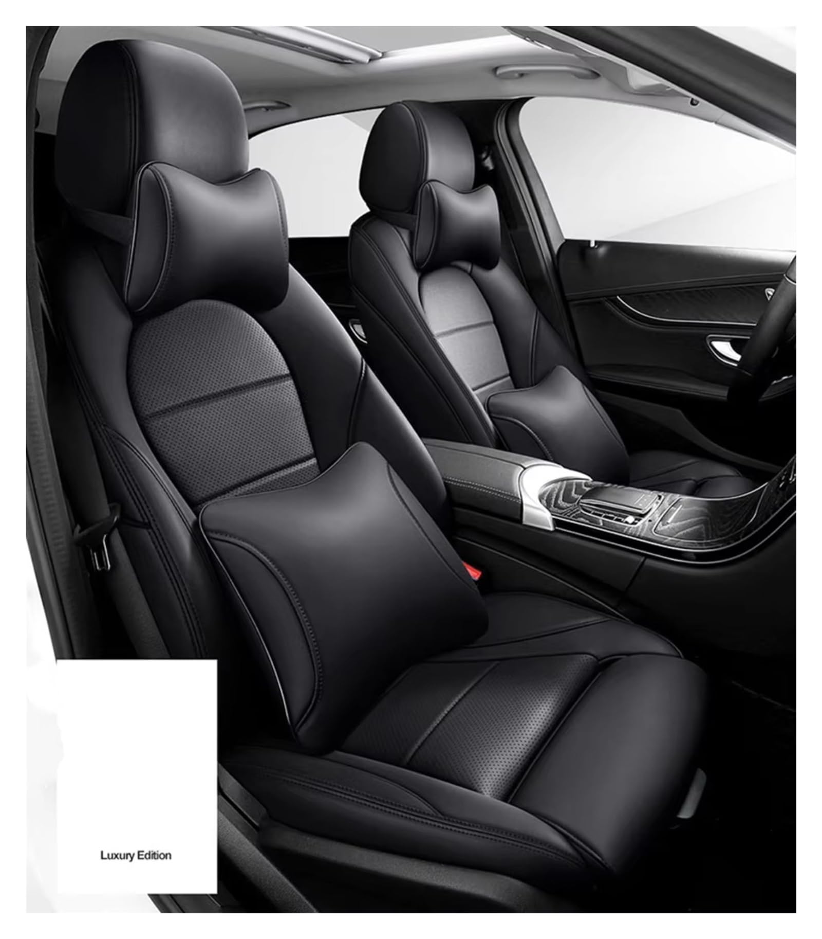 Autositzbezüge Für Benz W205 2015-2020 Für GLC 2017-2021 Autositzbezug Anpassen Zubehör Autositzbezug(Color 3) von WEIFANAA