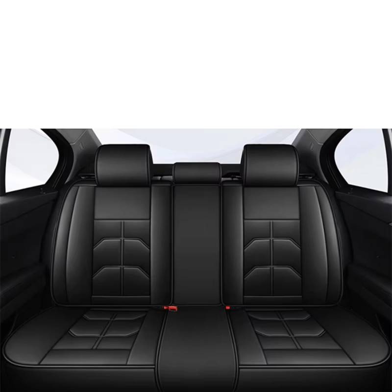 Autositzbezüge Für Citroen C4 Für Picasso C3 C5 C6 DS4 DS5 DS6 DS7 Auto Sitzbezug(B Black Rear Row) von WEIFANAA