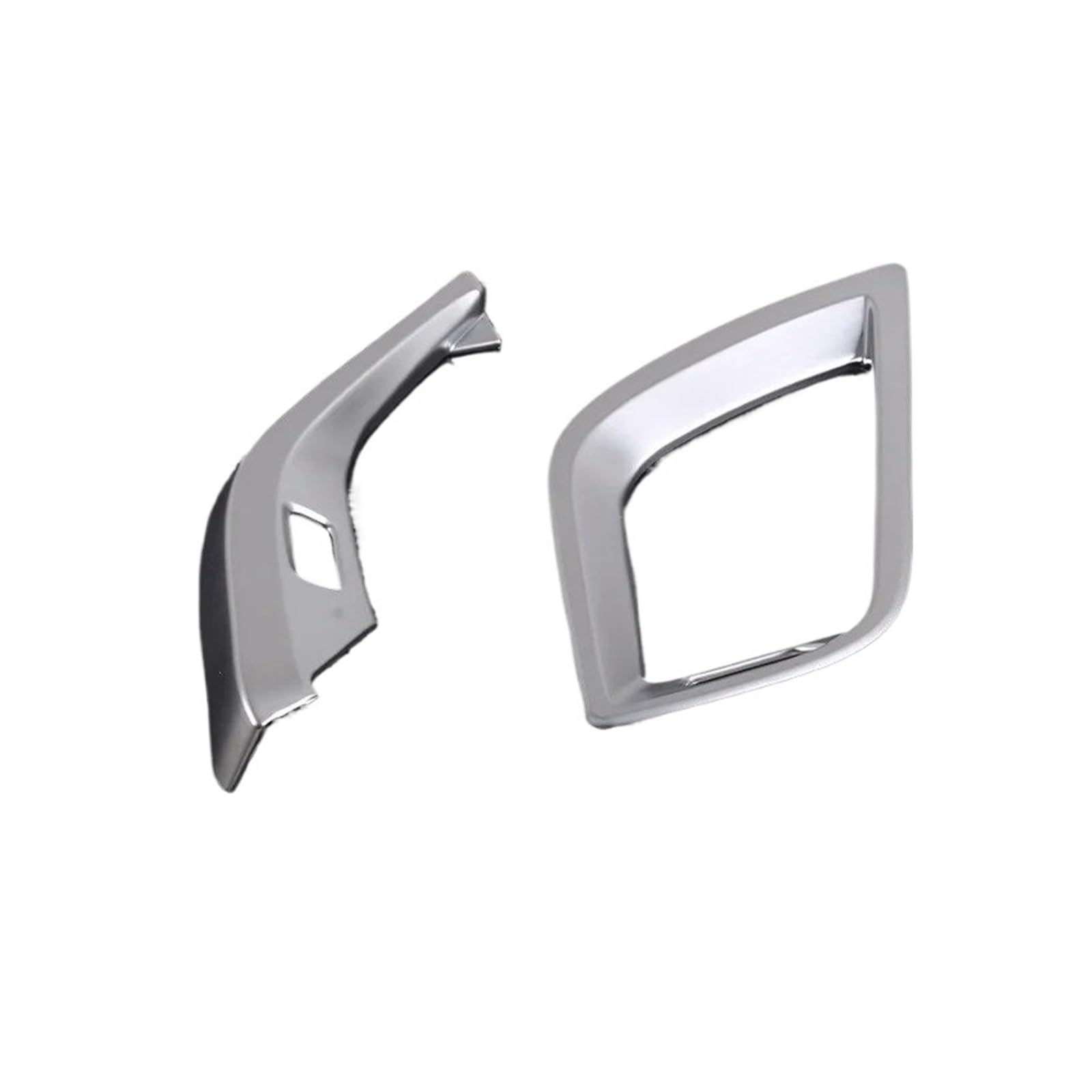 Interieur Zubehör Für 1er 2er F40 F44 2020-2024 Auto Mittelkonsole Seitliche Klimaanlage Entlüftungsrahmen Verkleidung 2St Auto Innenraum(Silber) von WEIFANAA
