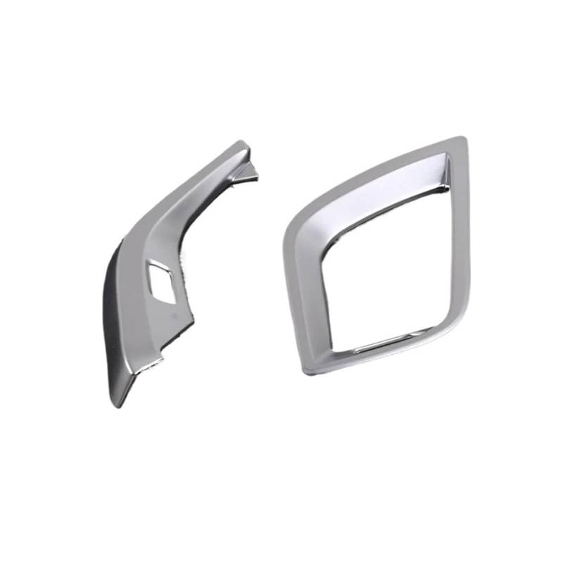 Interieur Zubehör Für 1er 2er F40 F44 2020-2024 Auto Mittelkonsole Seitliche Klimaanlage Entlüftungsrahmen Verkleidung 2St Auto Innenraum(Silber) von WEIFANAA