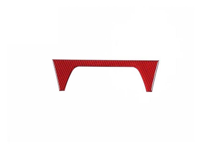 Interieur Zubehör Für 5 Series G60 2024 Auto Center Console Wasserbecherhalter Frontpanel Rahmen Trim Aufkleber 1 STK Auto Innenraum(Red) von WEIFANAA