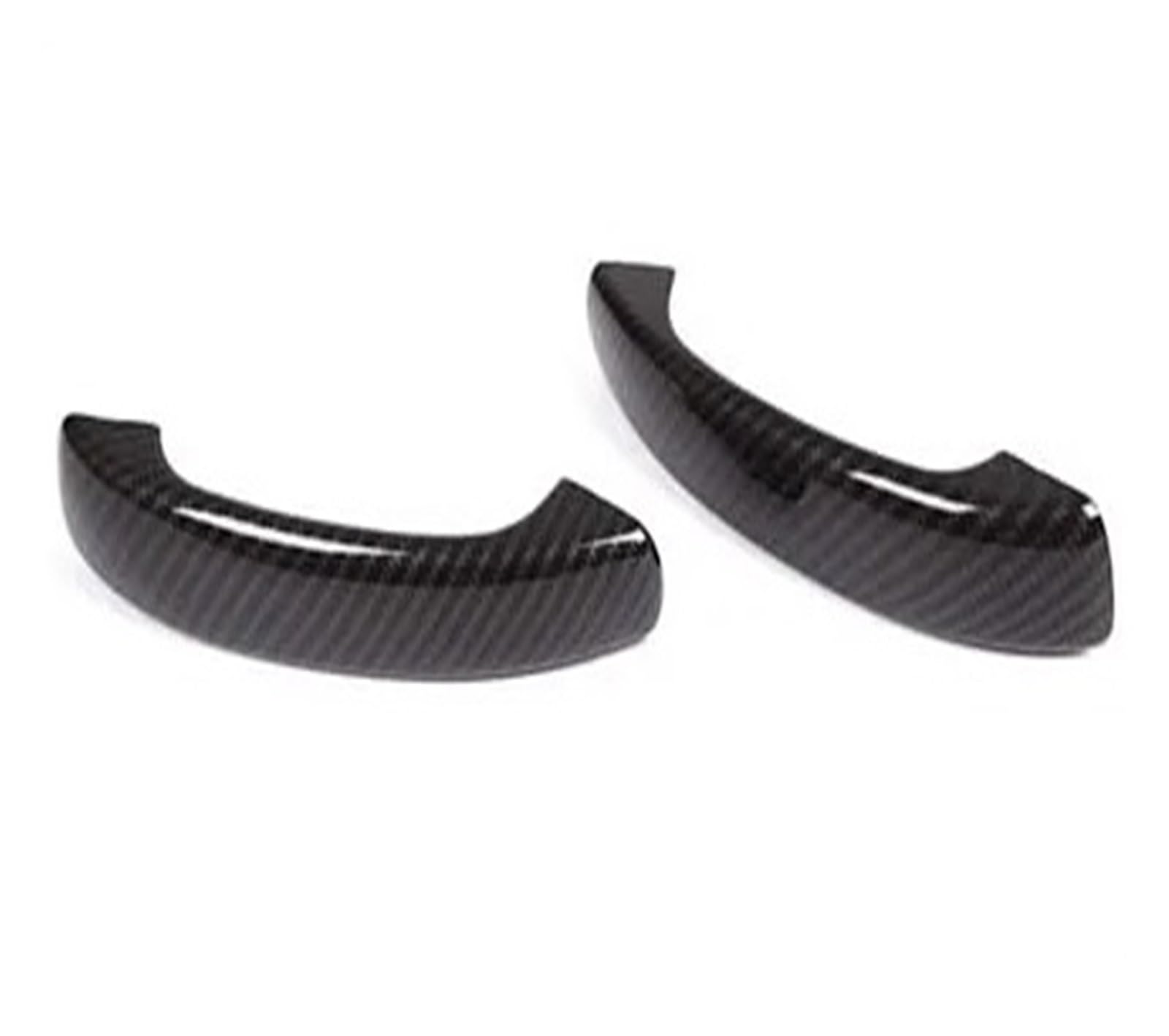 Interieur Zubehör Für Benz Für Smart 451 Für Fortwo 2009-2015 ABS Auto Außentürgriff Abdeckung Trim Dekor Aufkleber 2 STK Auto Innenraum(Carbon Fiber) von WEIFANAA