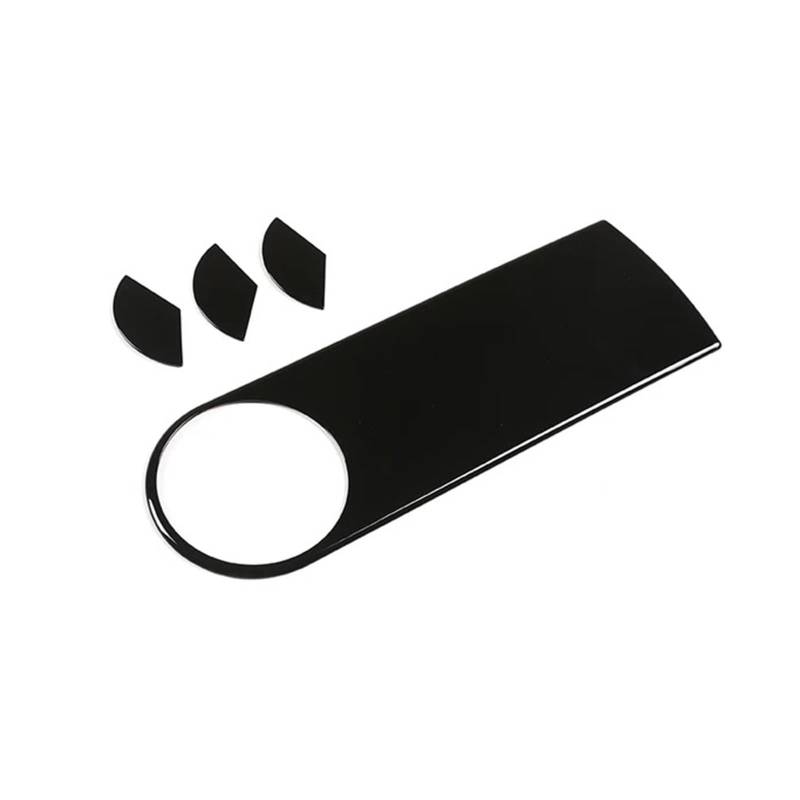 Interieur Zubehör Für Benz G-Klasse W463 W464 G500 2004-2020 Auto-Styling ABS Reserverad Logo Zierleiste Zierleiste Autozubehör Auto Innenraum(Piano Black) von WEIFANAA