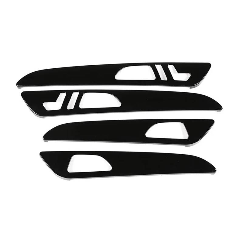 Interieur Zubehör Für Benz ML Für GLE GL Für GLS 320 400 2012-2019 Auto-Innentürdekorationsverkleidungsabdeckung Verkleidung Autoaufkleber Zubehör 4 STK Auto Innenraum(Style A Black) von WEIFANAA