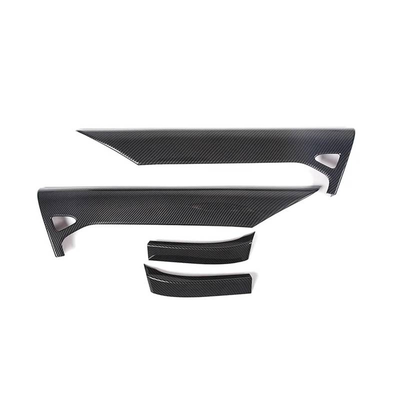 Interieur Zubehör Für Chevrolet Für Corvette C8 2020 2021 2022 2023 ABS Innenverkleidung Türverkleidung Verkleidung Abdeckung Autozubehör 4 STÜCKE Auto Innenraum(Carbon Fiber) von WEIFANAA