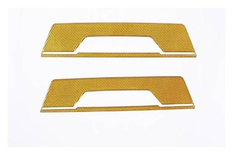 Interieur Zubehör Für Chevrolet Für Corvette C8 Z51 Z06 2020-2023 Auto Willkommen Pedal Türschweller Verkleidung Schutz Aufkleber Zubehör 2 STK Auto Innenraum(Yellow) von WEIFANAA