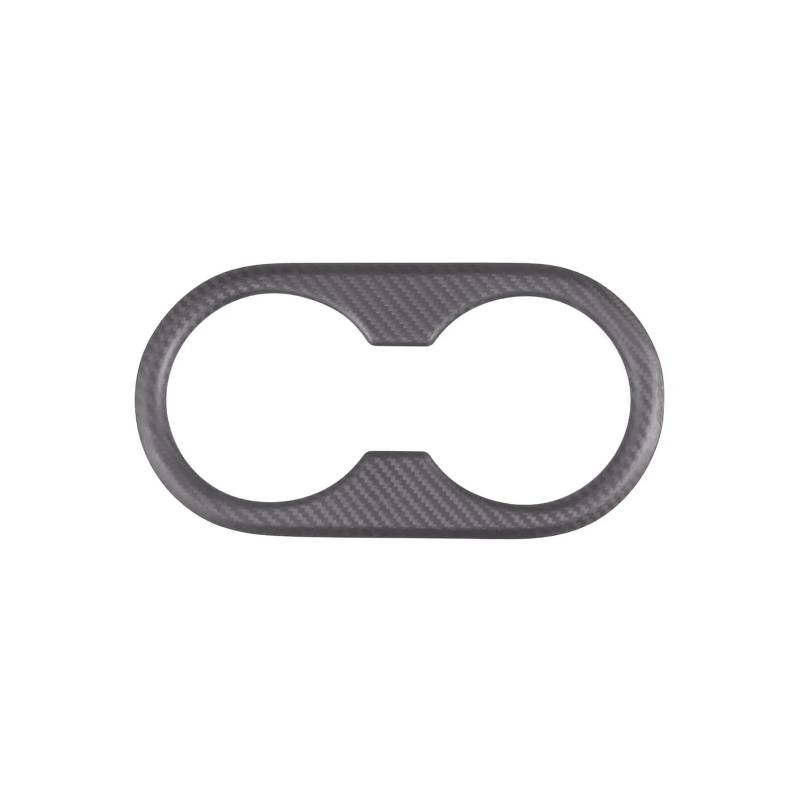 Interieur Zubehör Für Tesla Modell 3 Y 2017-2022 Kohlefaser Auto Hintere Armlehne Wasserbecherhalter Abdeckung Zieraufkleber Autozubehör Auto Innenraum(Matte) von WEIFANAA