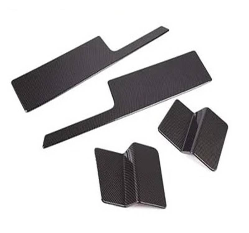 Interieur Zubehör Für Toyota FJ Für Cruiser 2007-2021 ABS Auto Innentür Panel Abdeckung Form Trim Aufkleber Auto Zubehör 4PCS Auto Innenraum(Carbon Fiber) von WEIFANAA