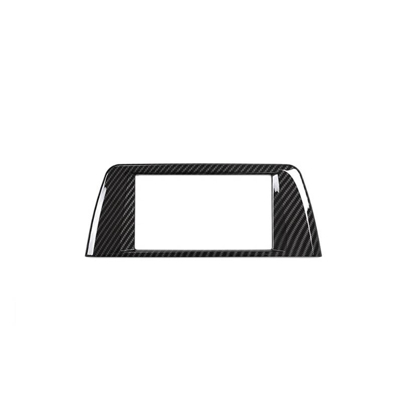 Interieur Zubehör Für X1 F48 2016-2019 ABS Auto Center Console GPS Navigation Bildschirm Dekoration Rahmen Abdeckung Trim Auto Zubehör Auto Innenraum(Carbon Fiber) von WEIFANAA